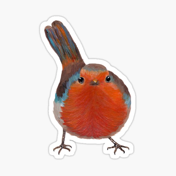 Robin Sticker for Sale by freeminds