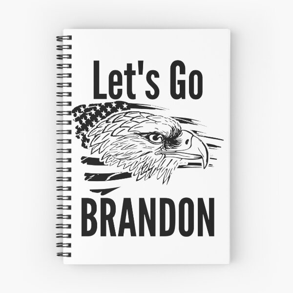 Item preview, Let's Go Brandon US Flag and Bald Eagle Funny Chant designed and sold by CharJens.