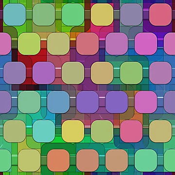 Artwork thumbnail, Paths Between Colors Pattern by RafaelLima7