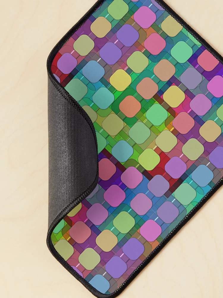 Thumbnail 2 of 5, Mouse Pad, Paths Between Colors Pattern designed and sold by RafaelLima7.