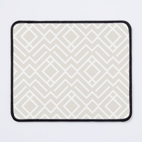 Artikelvorschau, Beige and White Stripe Diamond Shape Pattern Pairs HGTV 2022 Popular Color Alabaster HGSW4031 - Colour Trends - Shade - Hue entworfen und verkauft von ColorOfTheYears.