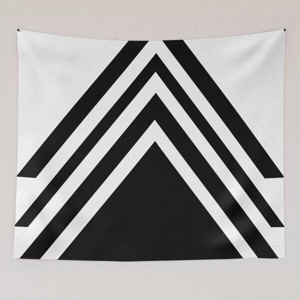 Item preview, Black White Triangular Design designed and sold by StudioX27.