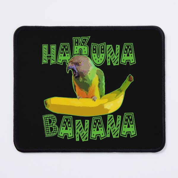 Item preview, Senegal Parrot Funny Hakuna Banana Meme designed and sold by RiffXS.