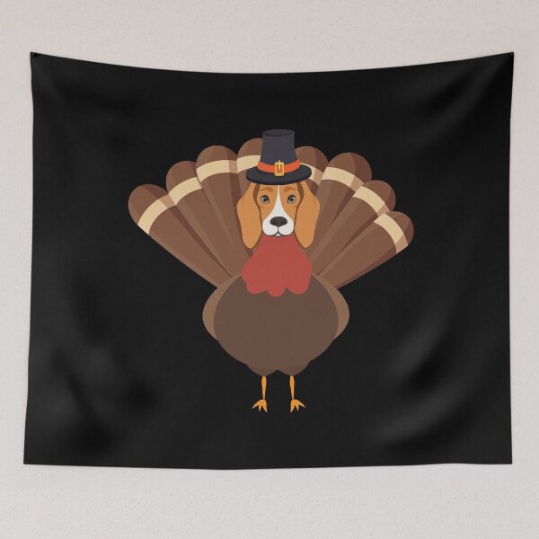 Item preview, cute beagle dog turkey bird funny dog thanksgiving gift designed and sold by alaechamlal.
