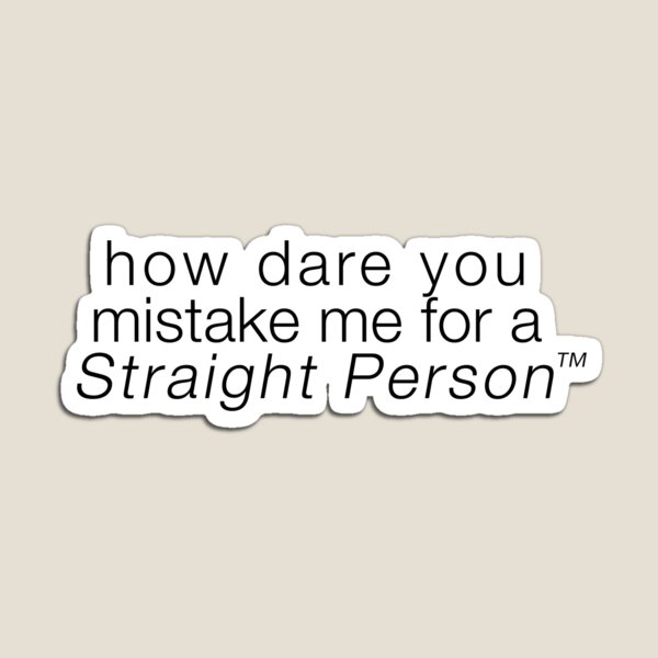 Item preview, Straight Person™ designed and sold by outofsuburbia.