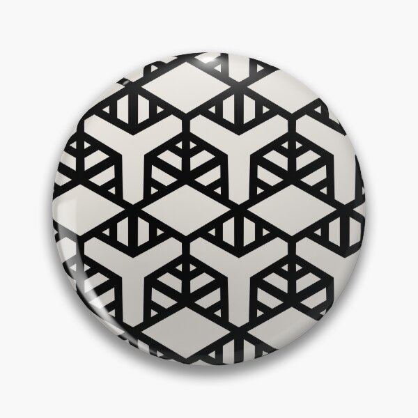 Artikelvorschau, Beige and Black Geometric Shape Tile Pattern 2 Pairs HGTV 2022 Popular Color Alabaster HGSW4031 - Colour Trends - Shade - Hue entworfen und verkauft von ColorOfTheYears.