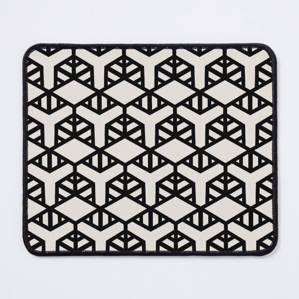 Item preview, Beige and Black Geometric Shape Tile Pattern 2 Pairs HGTV 2022 Popular Color Alabaster HGSW4031 - Colour Trends - Shade - Hue designed and sold by ColorOfTheYears.