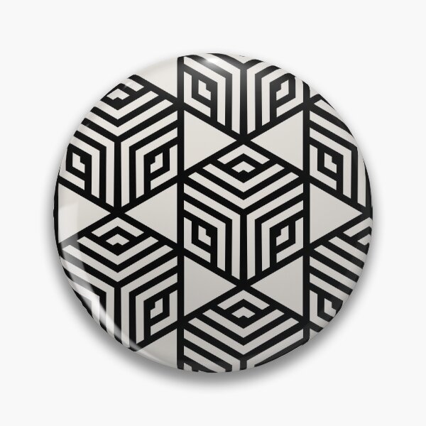 Item preview, Beige and Black Modern Stripe Cube Tile Pattern Pairs HGTV 2022 Popular Color Alabaster HGSW4031 - Colour Trends - Shade - Hue designed and sold by ColorOfTheYears.