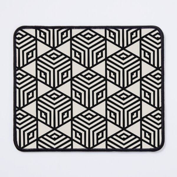 Item preview, Beige and Black Modern Stripe Cube Tile Pattern Pairs HGTV 2022 Popular Color Alabaster HGSW4031 - Colour Trends - Shade - Hue designed and sold by ColorOfTheYears.