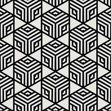 Imagen de la obra Beige and Black Modern Stripe Cube Tile Pattern Pairs HGTV 2022 Popular Color Alabaster HGSW4031 - Colour Trends - Shade - Hue de ColorOfTheYears