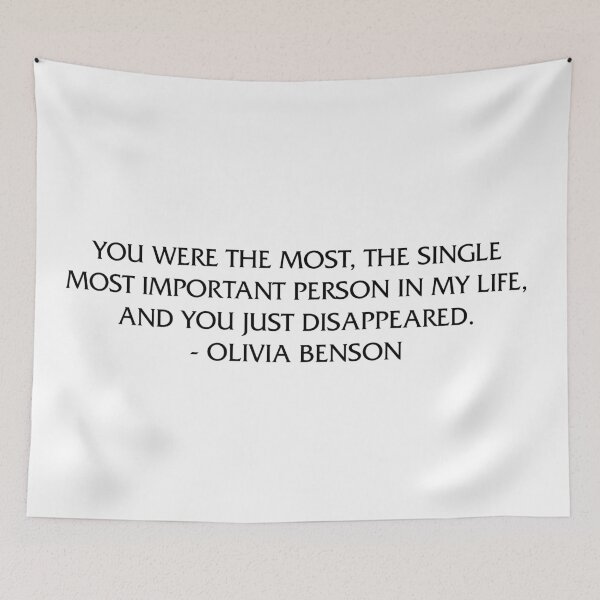 Item preview, OLIVIA BENSON // YOU JUST DISAPPEARED  designed and sold by chxstainiac-.