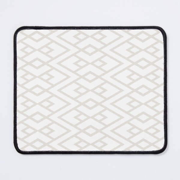 Item preview, Beige and White Diamond Shape Art Deco Pattern Pairs HGTV 2022 Popular Color Alabaster HGSW4031 - Colour Trends - Shade - Hue designed and sold by ColorOfTheYears.