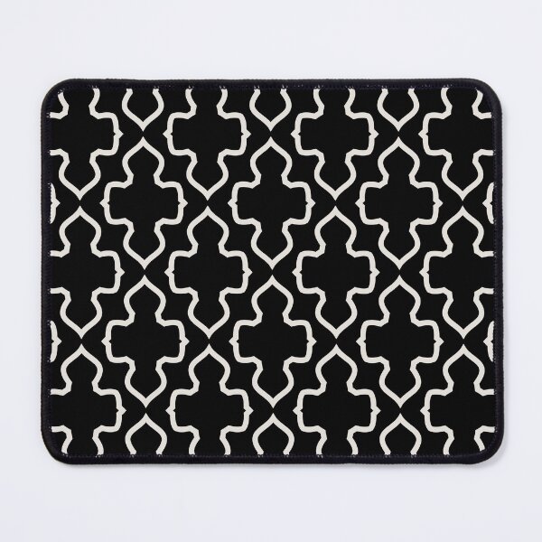 Item preview, Beige and Black Ornamental Shape Pattern Pairs HGTV 2022 Popular Color Alabaster HGSW4031 - Colour Trends - Shade - Hue designed and sold by ColorOfTheYears.