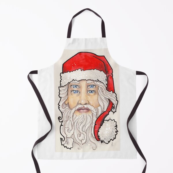 Item preview, creepy  four eyed all seeing santa claus, ugly christmas merch collector gift idea designed and sold by weilertsen.