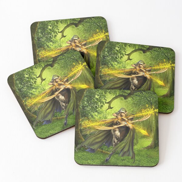 Item preview, Elf archer in the fantasy forest designed and sold by brendanre.