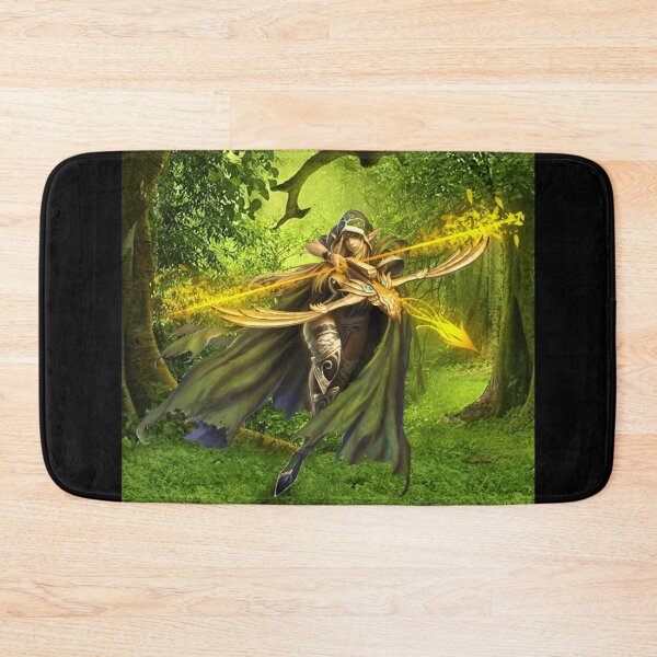 Item preview, Elf archer in the fantasy forest designed and sold by brendanre.