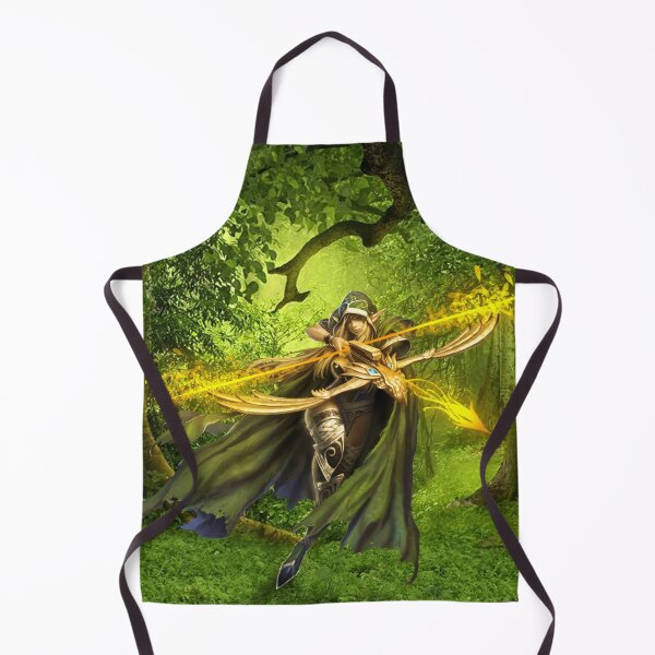Item preview, Elf archer in the fantasy forest designed and sold by brendanre.