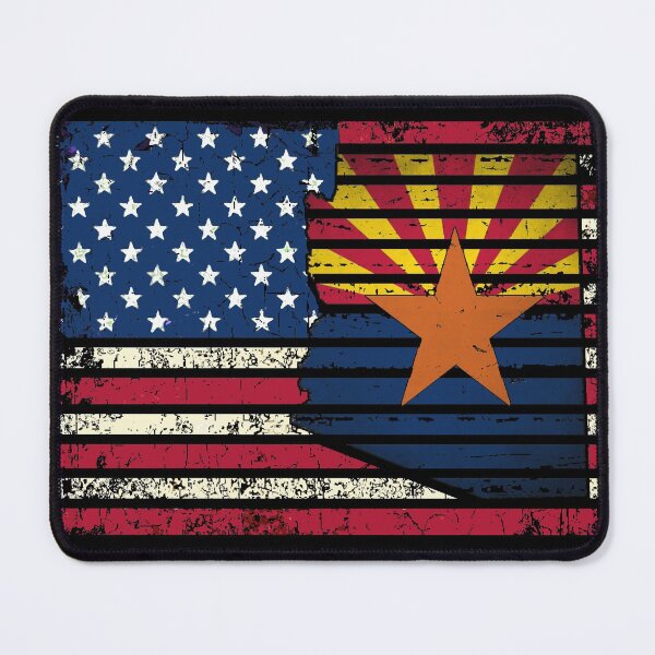 Item preview, Distressed Love Arizona USA Flag designed and sold by RiffXS.