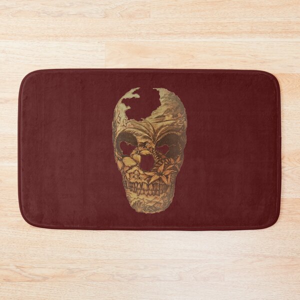 Item preview, Pirate skull, halloween, skeleton, corpse, scary skull, exotic skull, horror flower, designed and sold by NessArtByEwa.