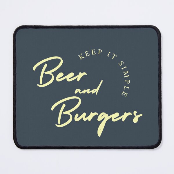Item preview, Mantenlo simple, cerveza y hamburguesas designed and sold by NatWell.