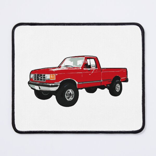Item preview, Red 80s 90s 4x4 F Truck designed and sold by CoolRide.