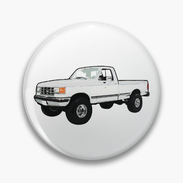 Item preview, White & Grey 80s 90s 4x4 F Truck designed and sold by CoolRide.