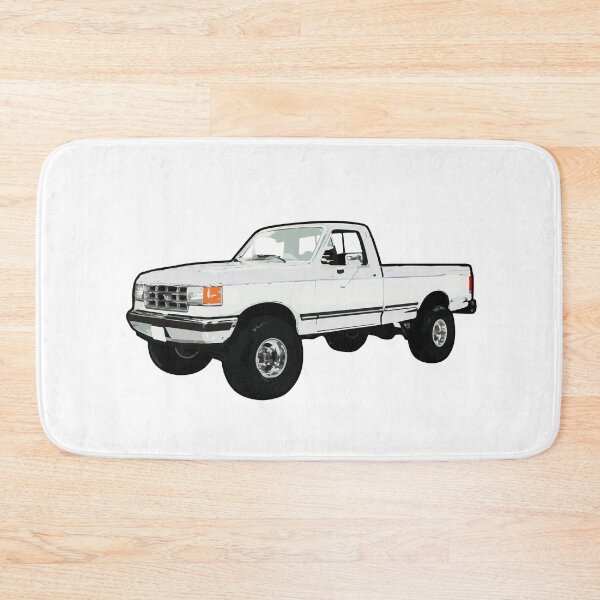 Item preview, White & Grey 80s 90s 4x4 F Truck designed and sold by CoolRide.