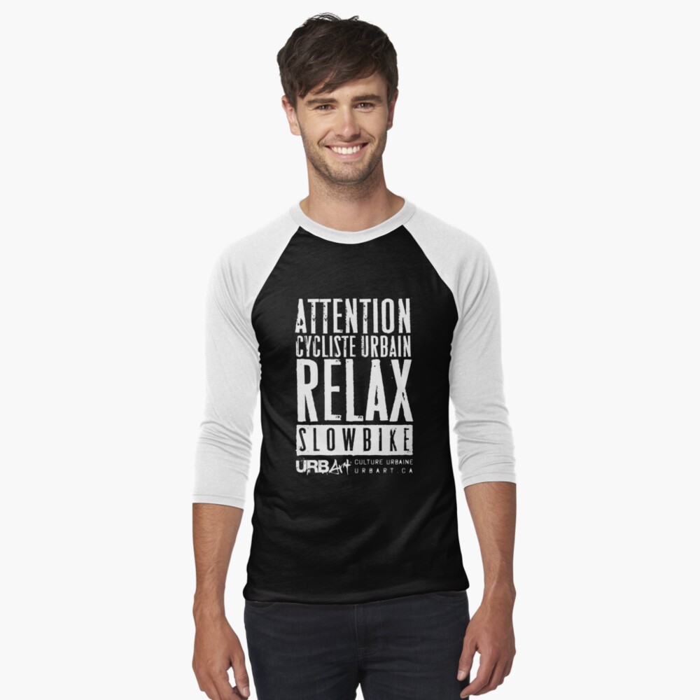 Aperçu de l'œuvre T-shirt baseball manches ¾ créée et vendue par UrbArt.