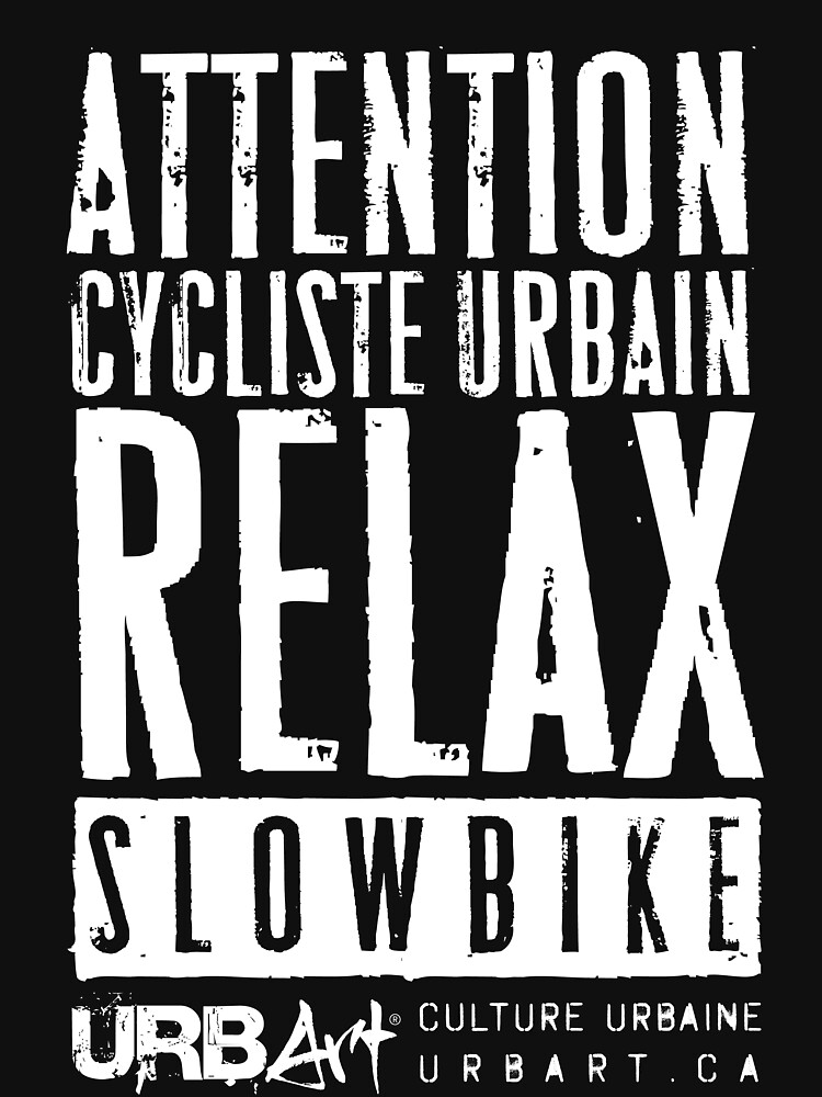 Aperçu 5 sur 5. Sweat à capuche léger avec l'œuvre UrbArt® - Slow Bike-02 créée et vendue par UrbArt.
