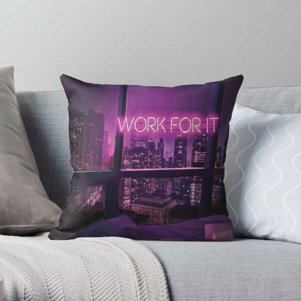 Neon Inspiration Throw Pillow