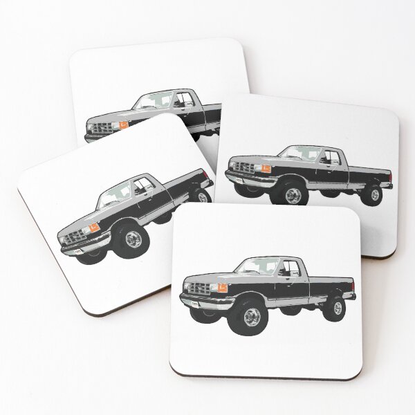 Item preview, Black & Grey 80s 90s 4x4 F Truck designed and sold by CoolRide.