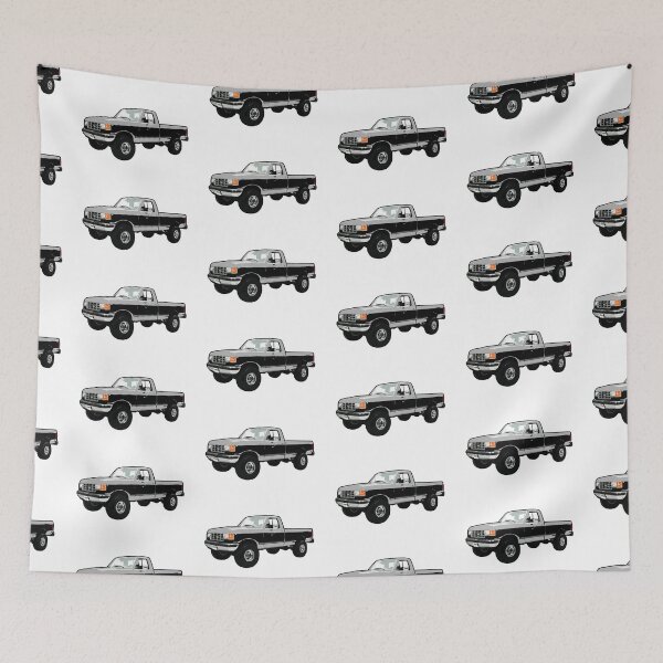 Item preview, Black & Grey 80s 90s 4x4 F Truck designed and sold by CoolRide.