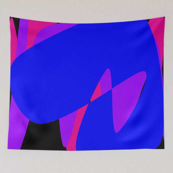 Aperçu de l'œuvre Conception abstraite rose, violet, bleu créée et vendue par Bread01.