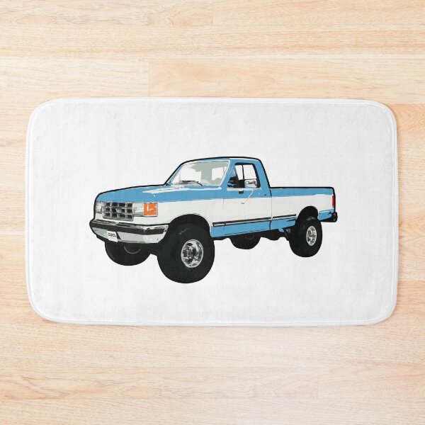 Item preview, Light Blue & White 80s 90s 4x4 F Truck designed and sold by CoolRide.