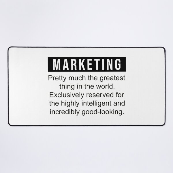 Vista previa del artículo con la obra «Marketing definition », diseñado y vendido por the-best-quotes.
