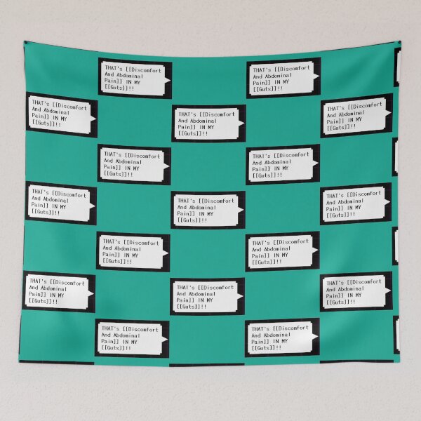 Item preview, Spamton quote - That_s discomfort and abdominal pain in my guts!! designed and sold by mumdropshop.