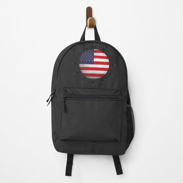 Item preview, united state flag - clock designed and sold by ZiphGames.