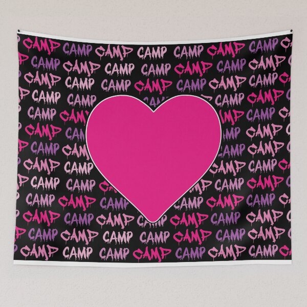 Item preview, Pink Camp heart  designed and sold by dddesignsnj.