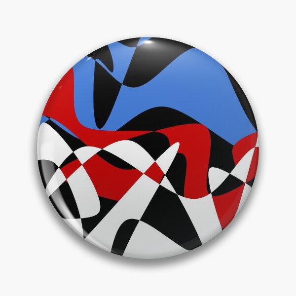 Item preview, Black Red blue abstract art designed and sold by ImLonelyStudios.