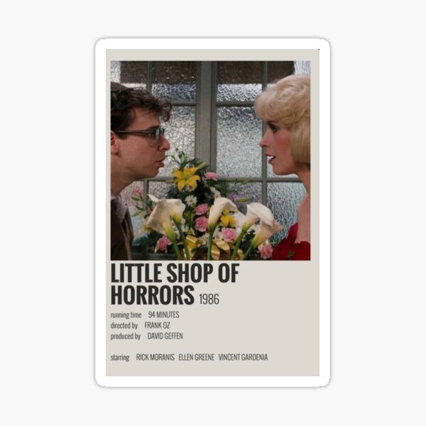 Little shop of horror’s film poster Sticker