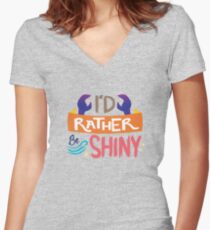 So Shiny Women's Fitted V-Neck T-Shirt