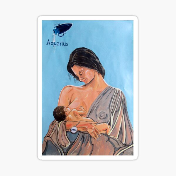 Zodiac series_ AQUARIUS Sticker