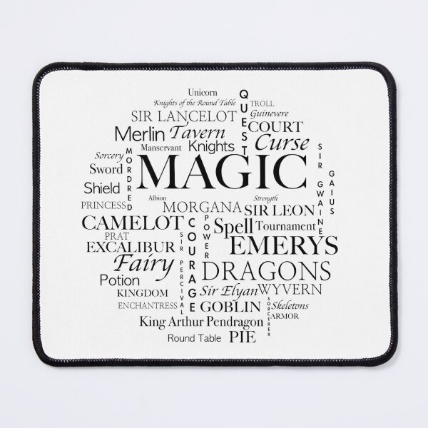 Item preview, Camelot Words Circle designed and sold by DreamerJournal.