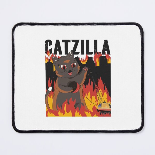 Item preview, Catzilla - cat city flames wrecking ball crane designed and sold by Tig3rE.