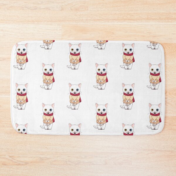 Item preview, Cute cat with a fish  designed and sold by AnthonyVdV.