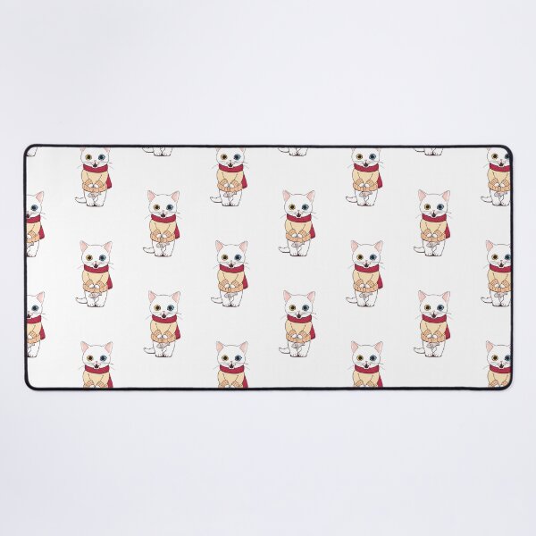Item preview, Cute cat with a fish  designed and sold by AnthonyVdV.