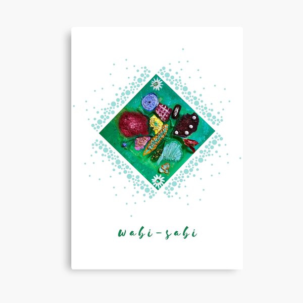 Wabi-Sabi - Perfection of Imperfection - Acrylic Painting & Digital Art Design Canvas Print
