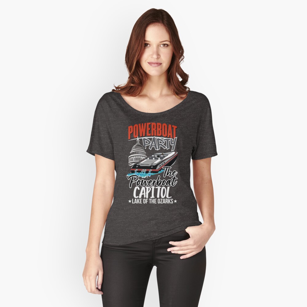 Item preview, Relaxed Fit T-Shirt designed and sold by powerboatparty.