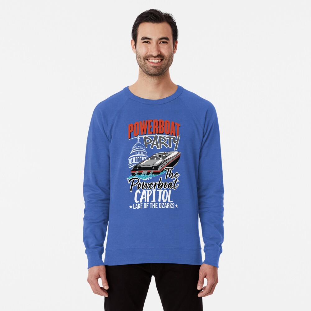 Item preview, Lightweight Sweatshirt designed and sold by powerboatparty.