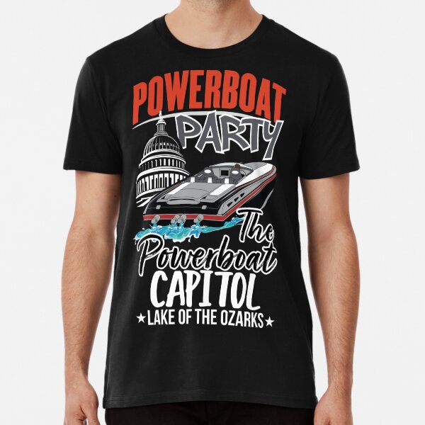 Powerboat Party Lifestyle Clothing [THE POWERBOAT CAPITOL] Premium T-Shirt